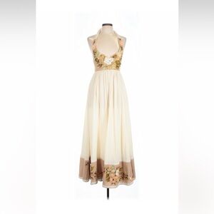 Ana R La Prenda Hecha Arte hand panted maxi dress, XS small